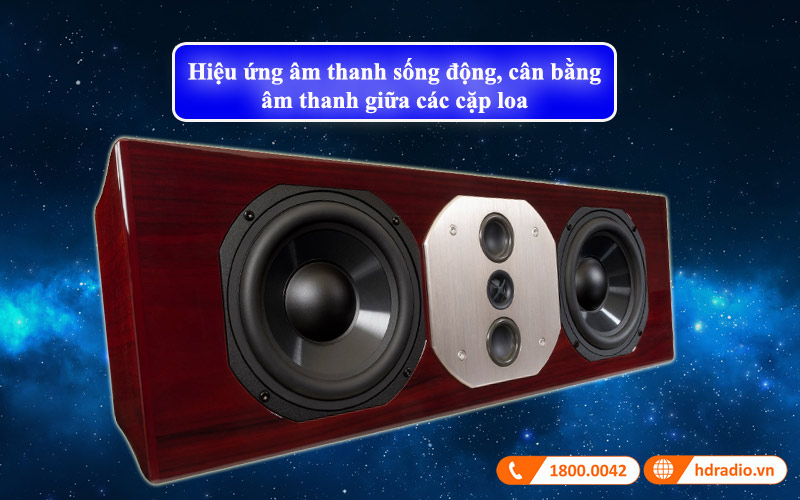 am thanh loa center mcintosh lcr80