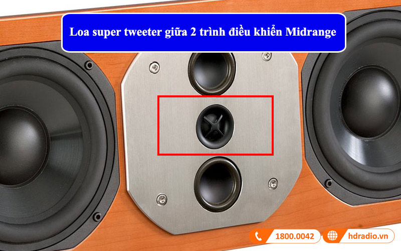 loa tweeter trong loa mcintosh lcr80