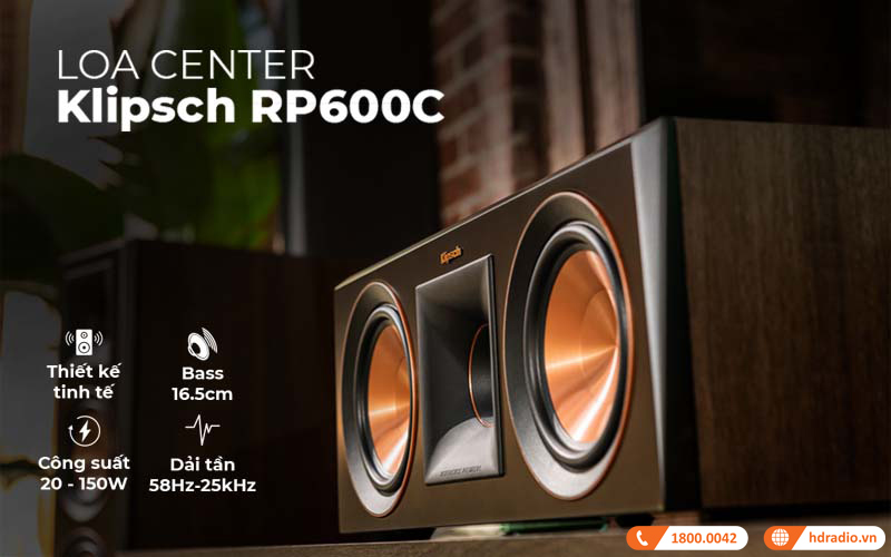 loa center klipsch rp-600c
