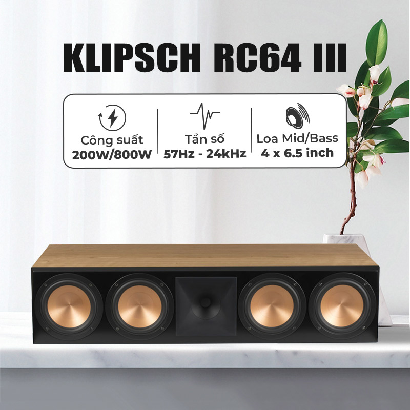 Đặc điểm nổi bật của loa Klipsch RC 64 III
