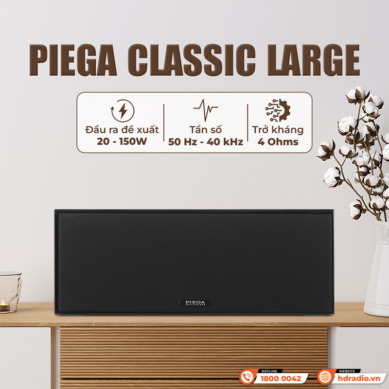 Tính năng Loa center Piega Classic Large Tính năng Loa center Piega Classic Large