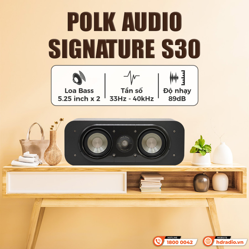 Loa Center Polk Audio Signature S30