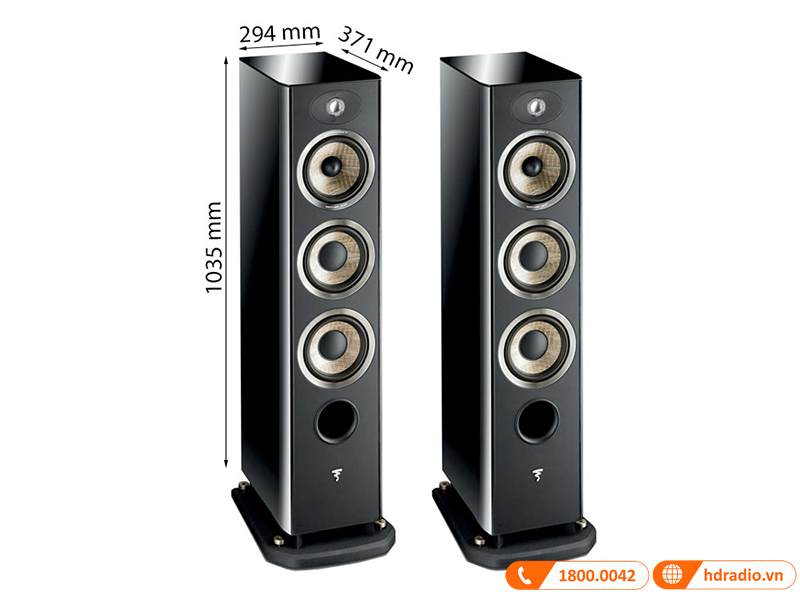 kich thuoc loa Focal Aria 926