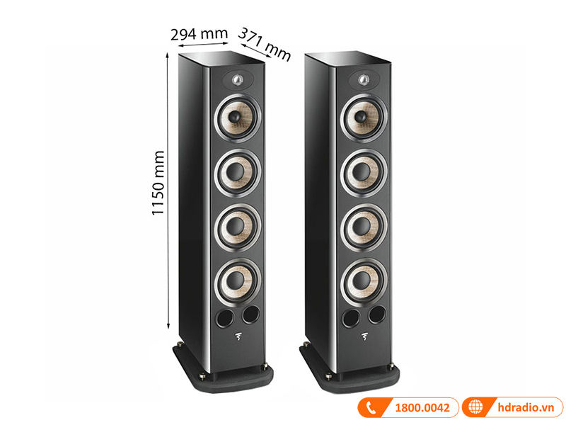 Kich thuoc loa Focal Aria 936 Kich thuoc loa Focal Aria 936