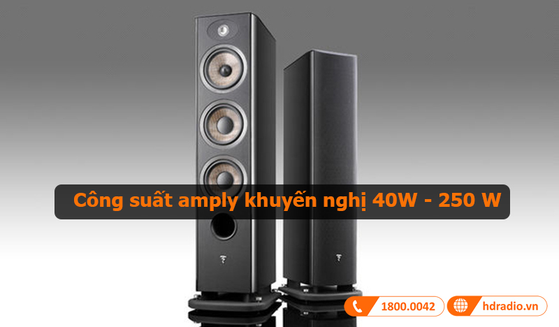 Cong suat amply khuyen nghi loa focal aria k2 926