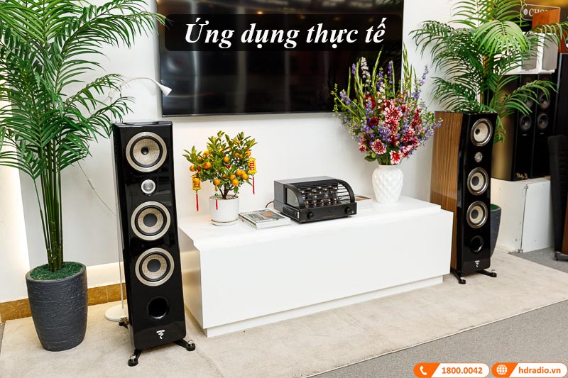 Loa Đứng Focal Kanta No2 thích hợp sử dụng nghe nhạc trong phòng khách, phòng làm việc và các phòng nghe nhạc Hi-End chuyên dụng. Loa đứng Focal Kanta No2