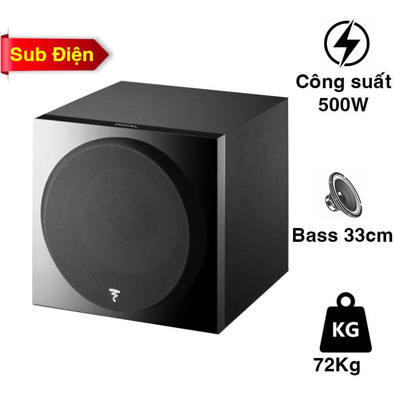 Loa Focal Sub 1000F, Bass 30cm, 1000W