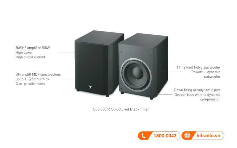 danh gia loa focal sub 300p