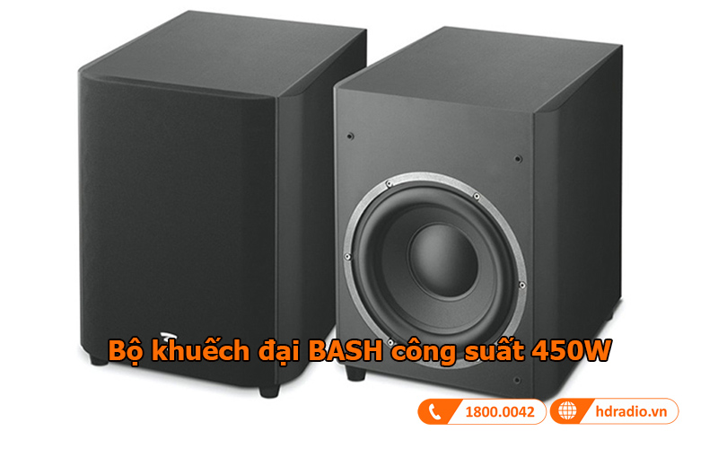 amply tich hop loa focal sub 300p