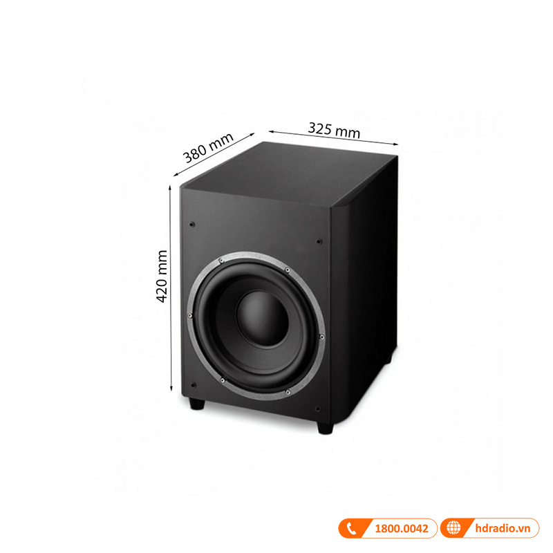 thiet ke loa focal sub 300P
