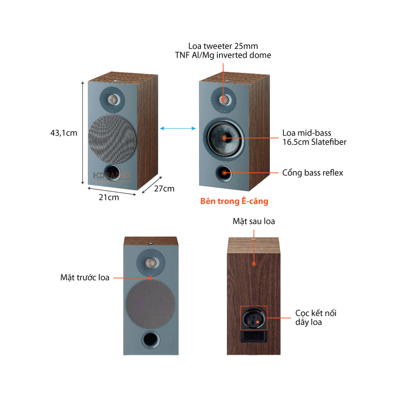 Loa Focal Chora 806 (Độ nhạy 89dB, Tần số 58Hz-28KHz)-1
