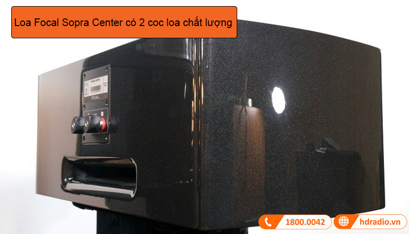 mặt sau Loa Focal Sopra Center 