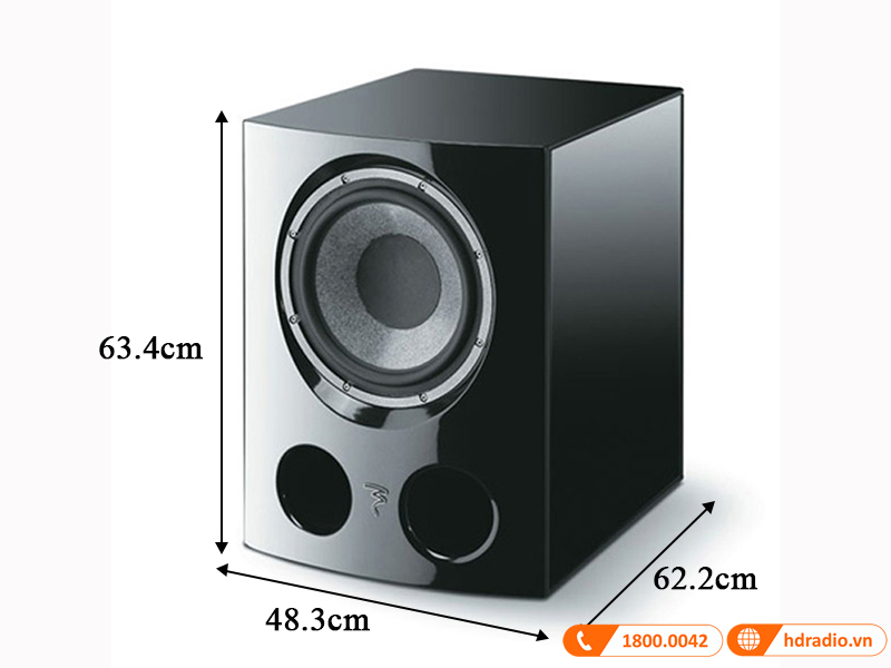 kich thuoc loa focal subwoofer sub utopia