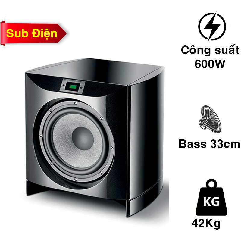 Loa Focal Sopra Subwoofer SW1000 BE, Sub điện, 600W, Bass 33cm