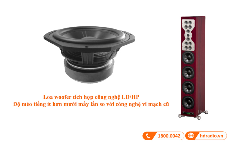 loa woofer trong loa mcintosh xr100