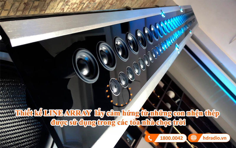 cau truc mang line array loa mcintosh xrt21k