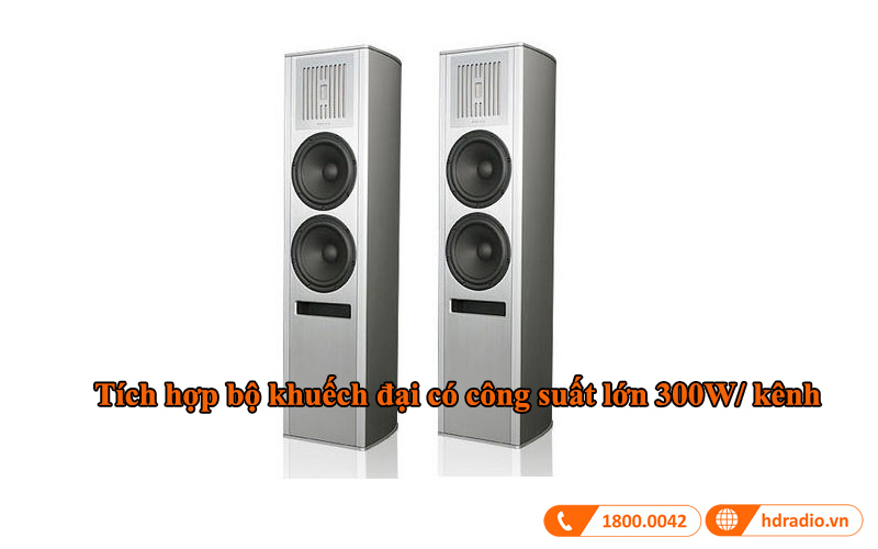 loa piega coax 1202 active tich hop amply cong suat 300W kenh