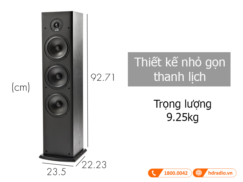 Thiet ke Loa Polk Audio T50
