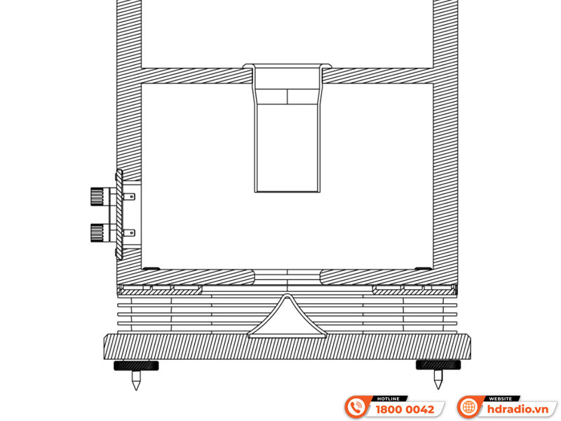 Bass Trax Tractrix Crossover Loa Fyne Audio Classic 8SM