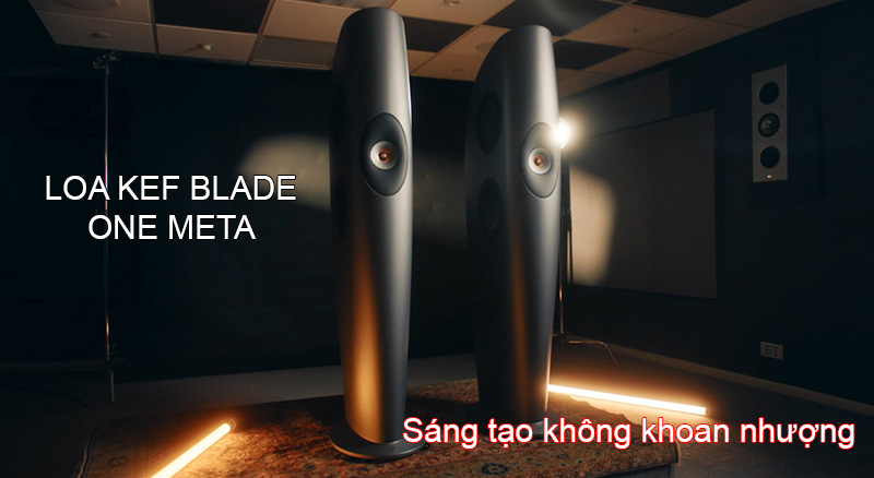 loa kef blade one meta voi nhieu diem dot pha