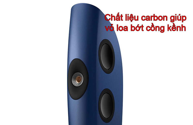 chat lieu carbon cao cap giup loa kef blade one meta khong bi cong kenh