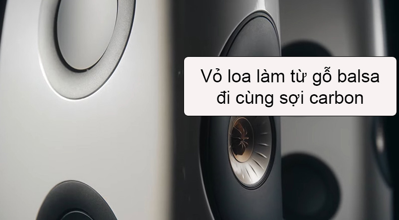 vo loa kef blade two meta duoc lam tu go balsa cung soi carbon