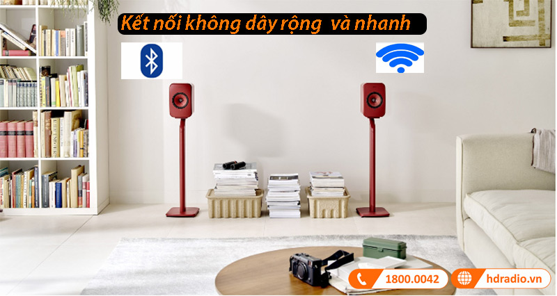 kết nối nhanh với KEF LSX II