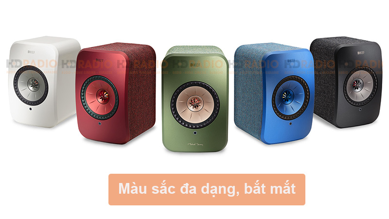 Bang mau loa KEF LSX