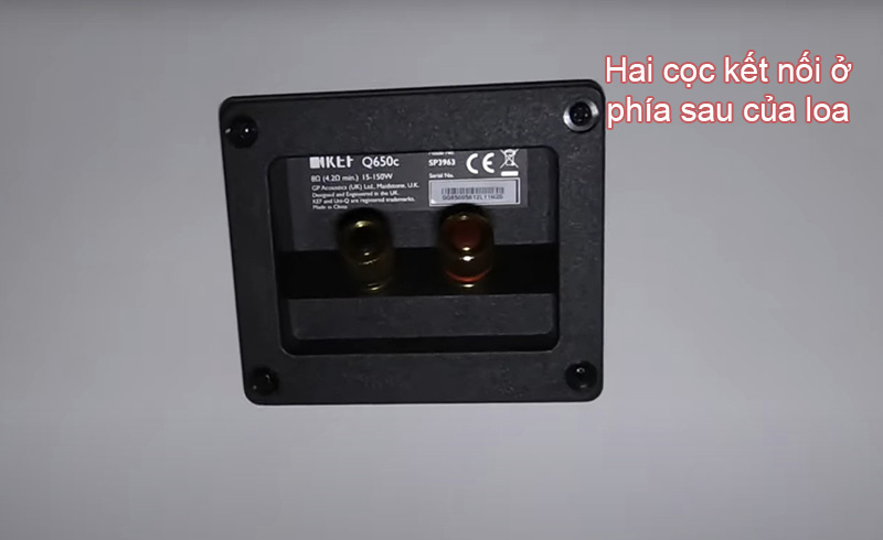 loa center kef q650c trang bi 2 coc ket noi loa center kef q650c trang bi 2 coc ket noi