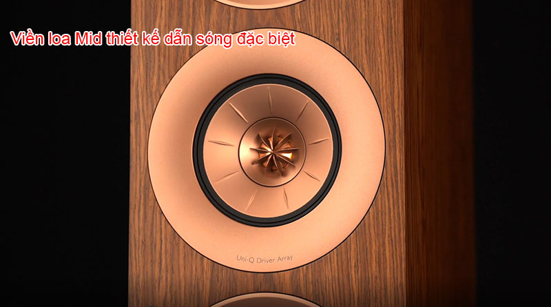 vien loa mia cua loa kef r11 duoc thiet ke dan song dac biet