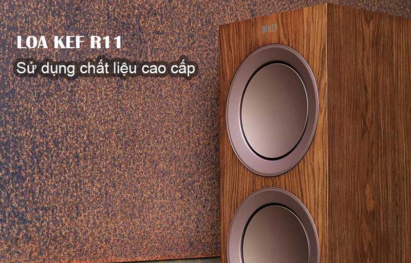loa kef r11 su dung chat lieu cao cap nhat