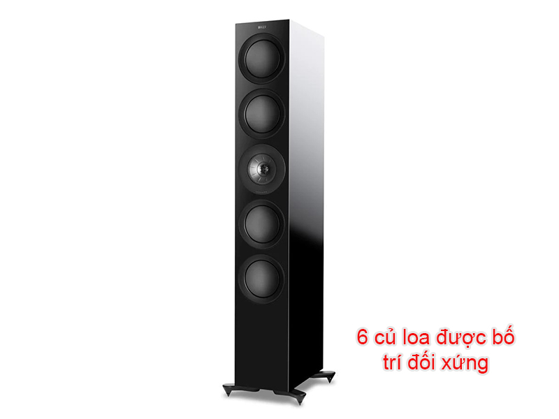 6 cu loa kef r11 duoc bo tri doi xung