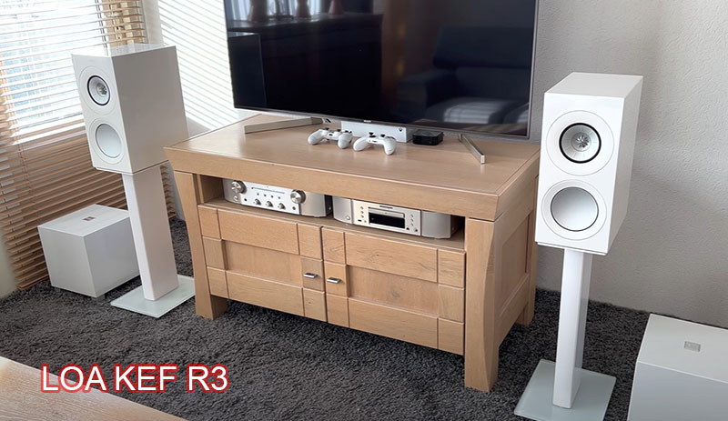 loa bookshelf kef r3 la mot su lua chon hoan hao cho cac audiophile