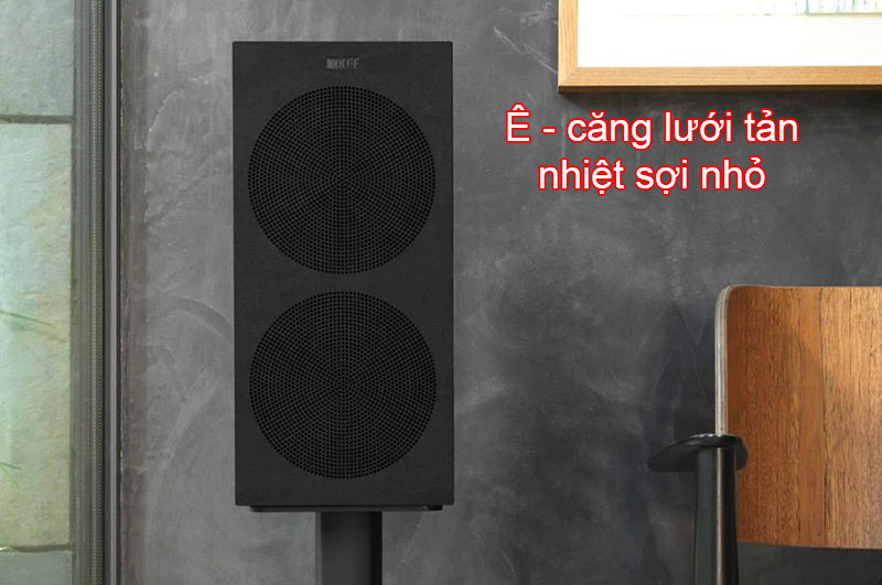 he thong e cang luoi tan nhiet soi nho cua loa kef r3