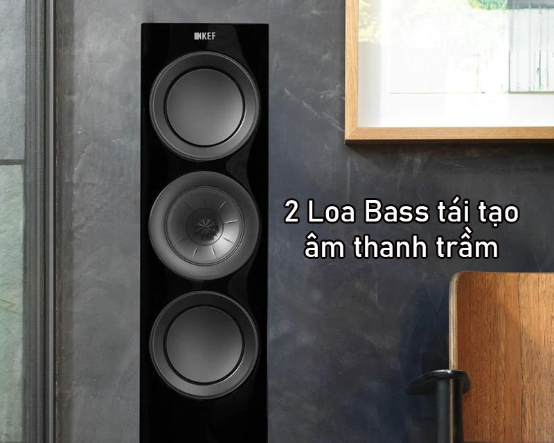 2 loa bass cua loa kef r5 tai tao am thanh tram