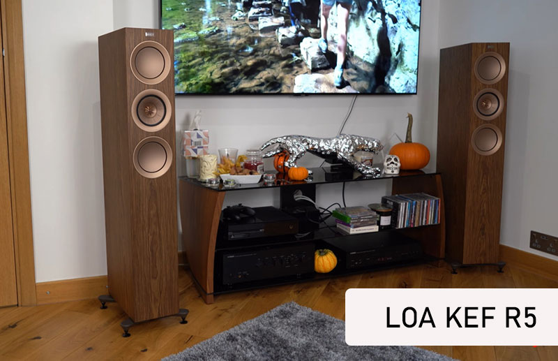 loa kef r5 voi nhieu diem noi bat