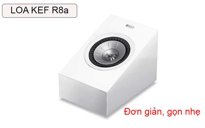 thiet ke loa kef r8a don gian, gon nhe
