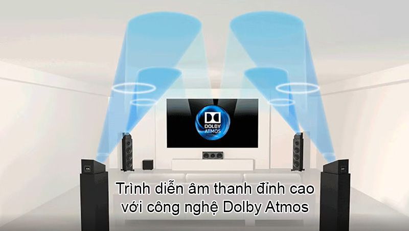 loa kef r8a voi cong nghe dolby atmos