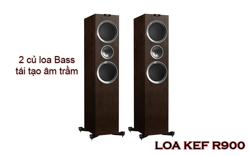 hai loa bass cua loa kef r900