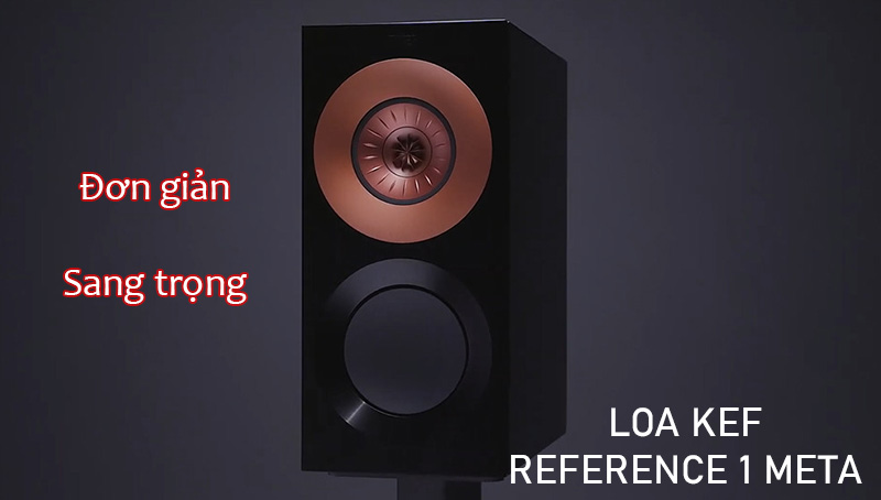 thiet ke loa kef reference 1 meta don gian, sang trong