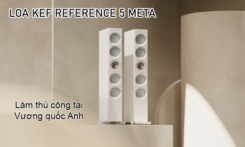 loa hi - end kef reference 5 meta den tu anh quoc