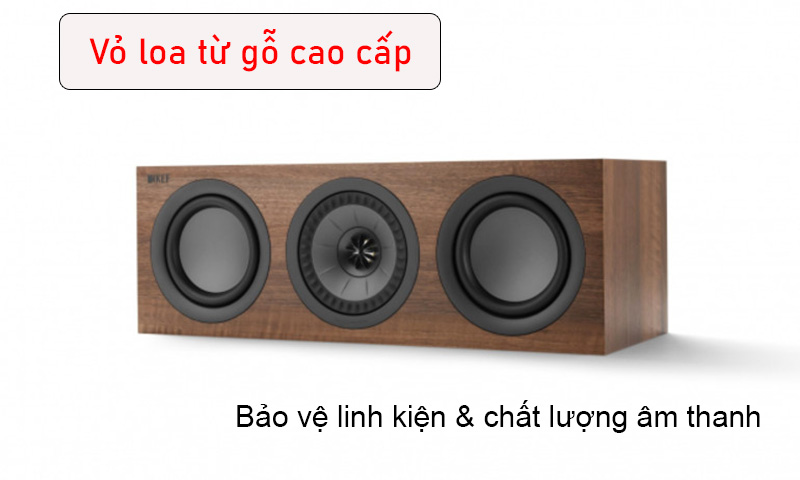 vo loa center kef q250c lam tu go cao cap