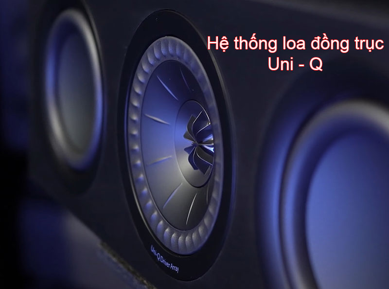 loa center kef q250c su dung he thong loa dong truc uni - q