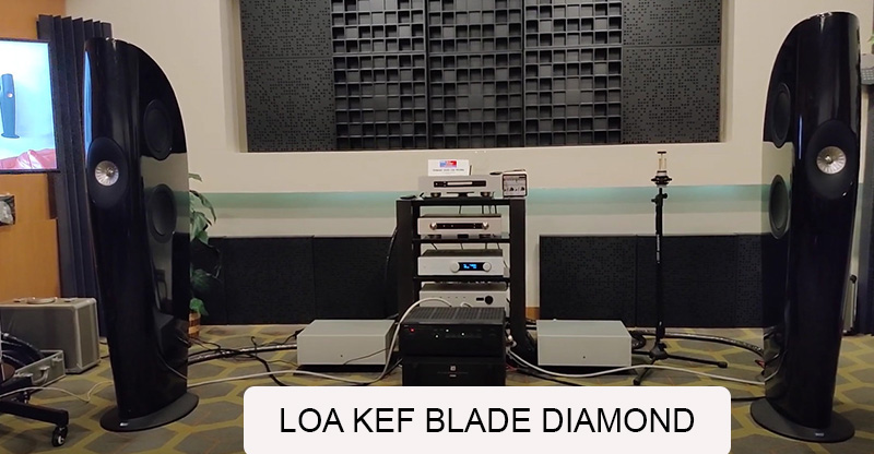 loa kef blade diamond voi nhieu diem noi bat