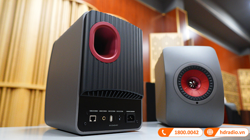 Mặt sau loa KEF LS50 Wireless II