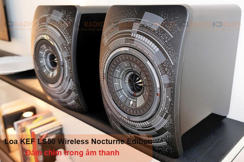 Thiet ke cu loa dong truc loa KEF LS50 Wireless Nocturne Edition