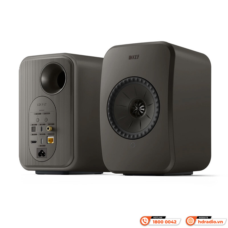 Loa KEF LSX II LT, Bass 15.5cm, 200W, 54Hz – 28kHz, 102dB, Bluetooth 5.0, Wifi, HDMI (ARC), Optical, USB, Airplay, Chromecast, RCA-8