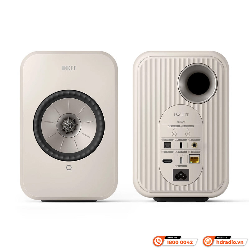 Loa KEF LSX II LT, Bass 15.5cm, 200W, 54Hz – 28kHz, 102dB, Bluetooth 5.0, Wifi, HDMI (ARC), Optical, USB, Airplay, Chromecast, RCA-14