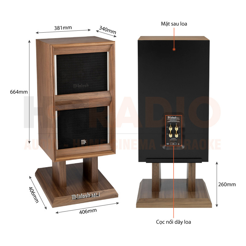 Chú thích  Loa McIntosh ML1 MKII