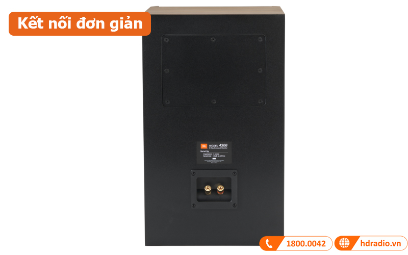 Loa JBL 4306 kết nối dễ dàng